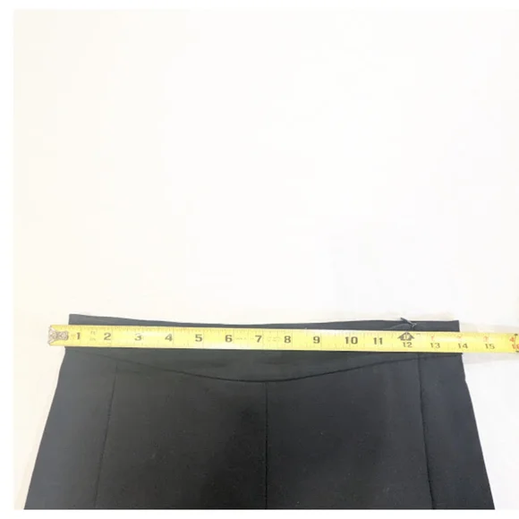 Banana Republic Black Tailored Pants | Minimalist Workwear Slim Trousers Size 4 - Picture 4 of 8